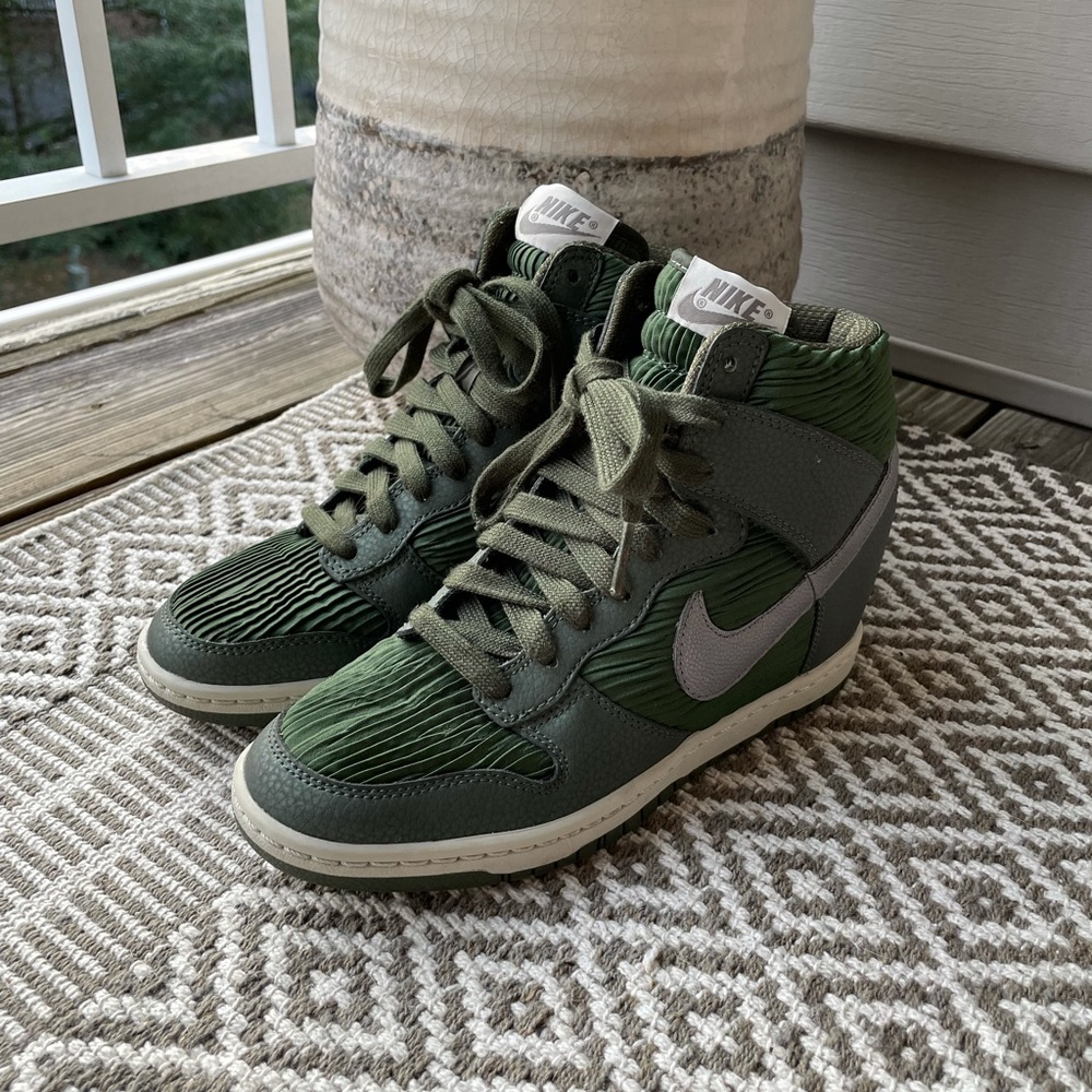 Nike Dunk Sky Hy Hidden Wedged carbon Green Sz 7